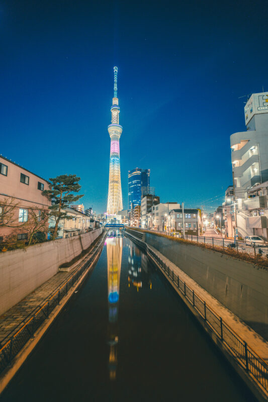 Tokyo Skytree at night