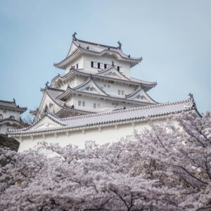 Himeji castle in Hyogo Japan