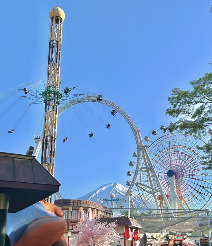 fuji-q highland theme park near mt fuji