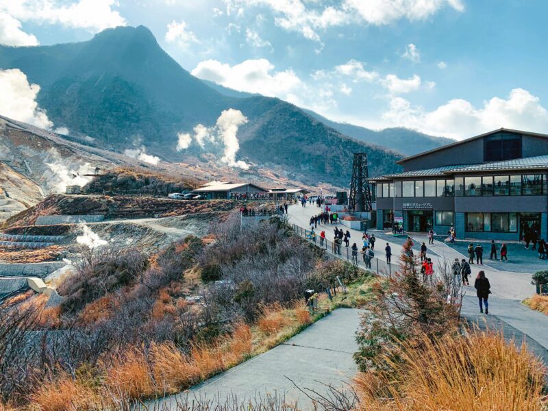 Owakudani Valley in hakone