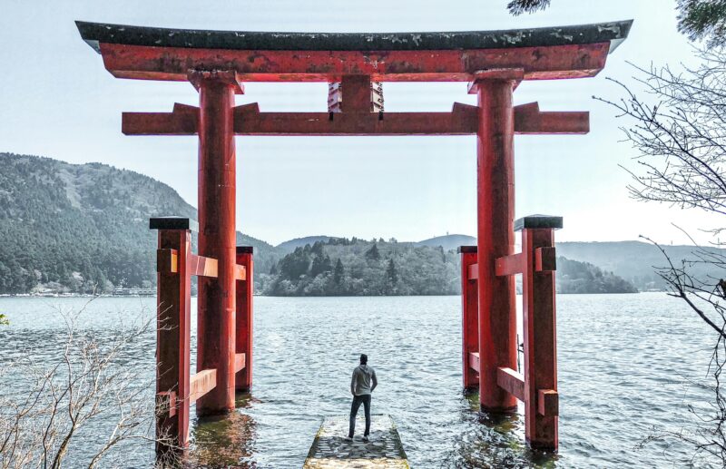 Lake Ashinoko in Hakone