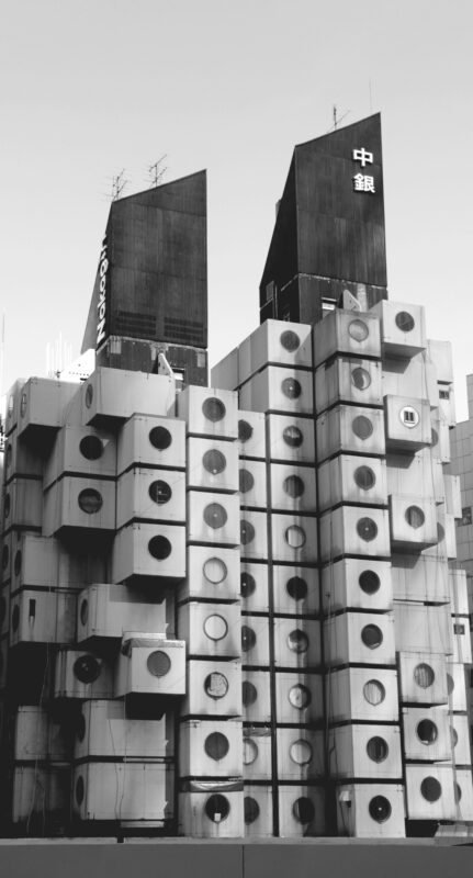 Nakagin Capsule Tower in Ginza