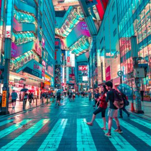 akihabara night city