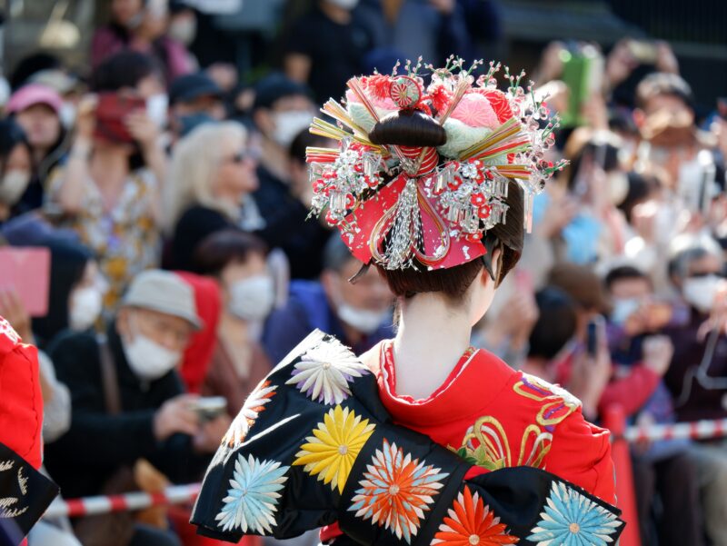 maiko geisha japan festival