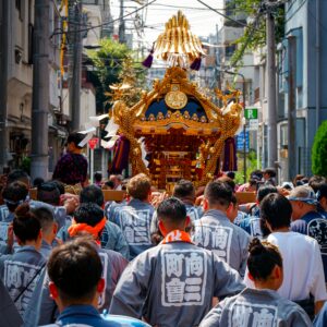 japan festival matsuri omikoshi