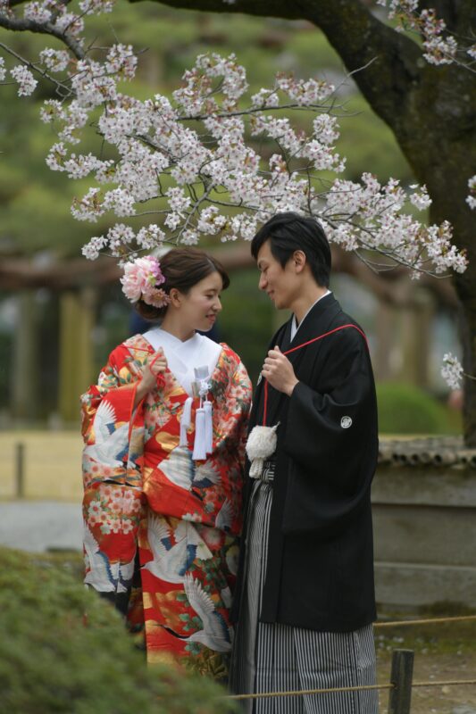 kanazawa wedding married couple